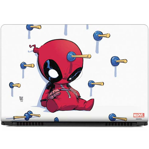 Marvel Deadpool Babypool Playing Dell Inspiron Skin